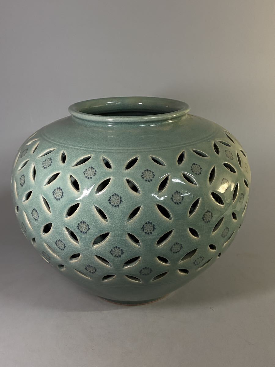 2026年最新】Yahoo!オークション -青磁 花瓶 透かし(陶芸)の中古品