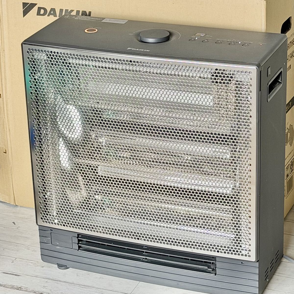 ダイキン ハイブリッドセラムヒート WRH134AS-H [ダークグレー