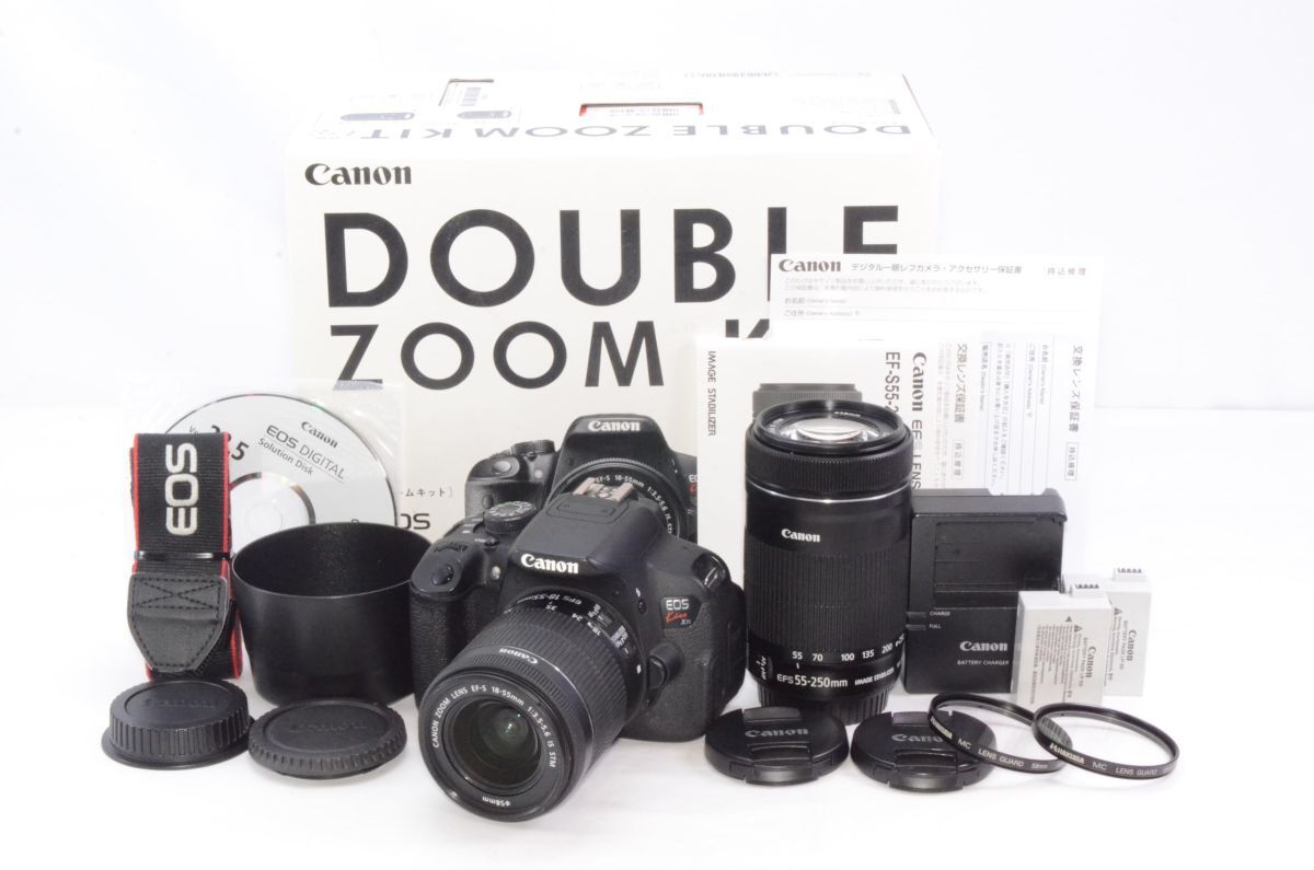 CANON EOS Kiss X7 ダブルズームキット オークション比較 - 価格.com