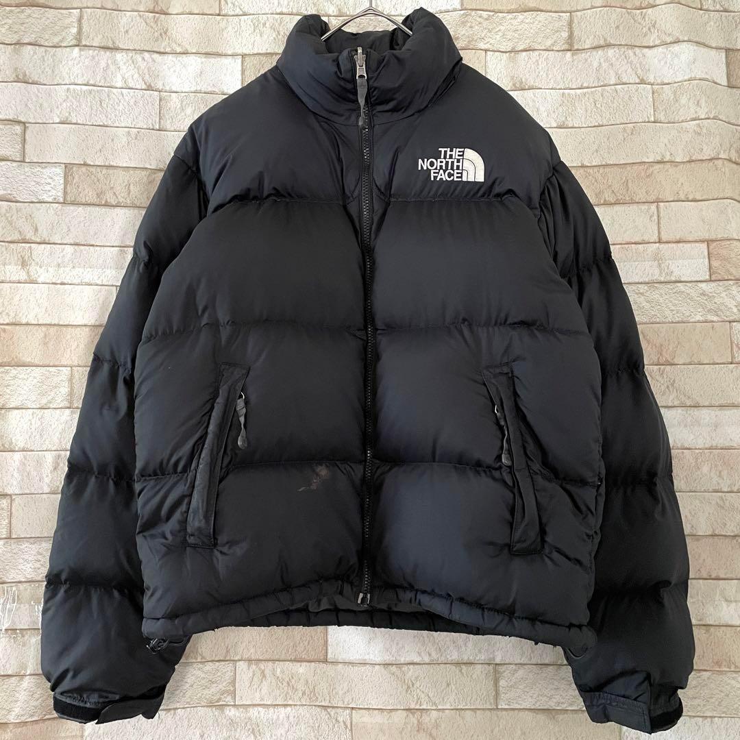 ノースフェイス ロングダウンコート 大きいサイズ メンズ XL ブラック