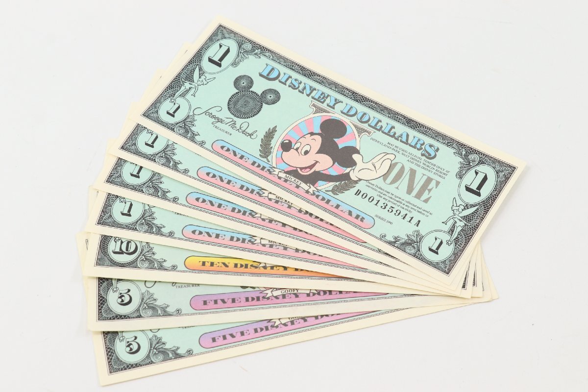 Yahoo!オークション -「5ドル 紙幣」(ディズニー) の落札相場・落札価格