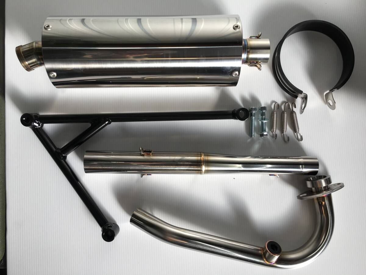 ガレージ バル製 1 2 3型シグナスX 消音100φサイレンサー仕様 レース用