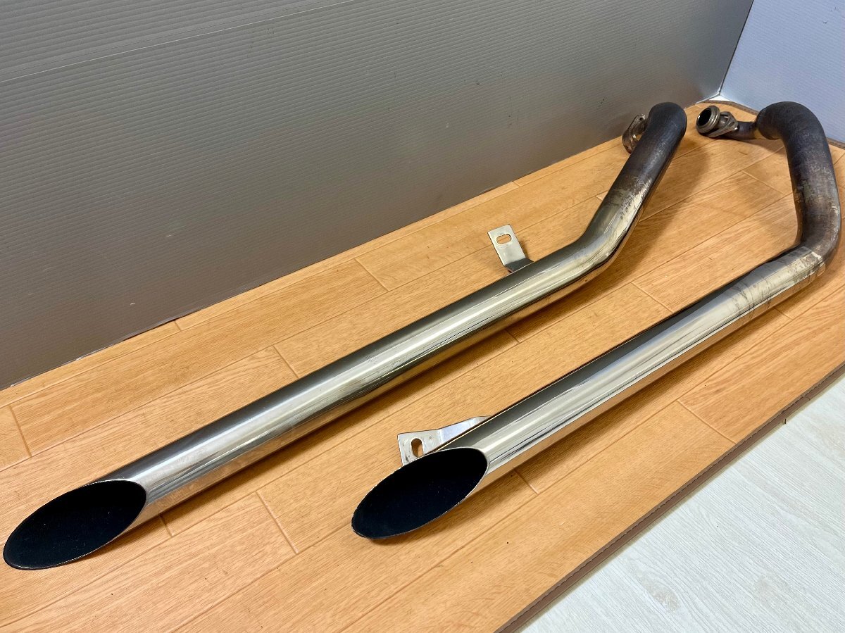 Yahoo!オークション -「ドラッグスター250スラッシュカットマフラー