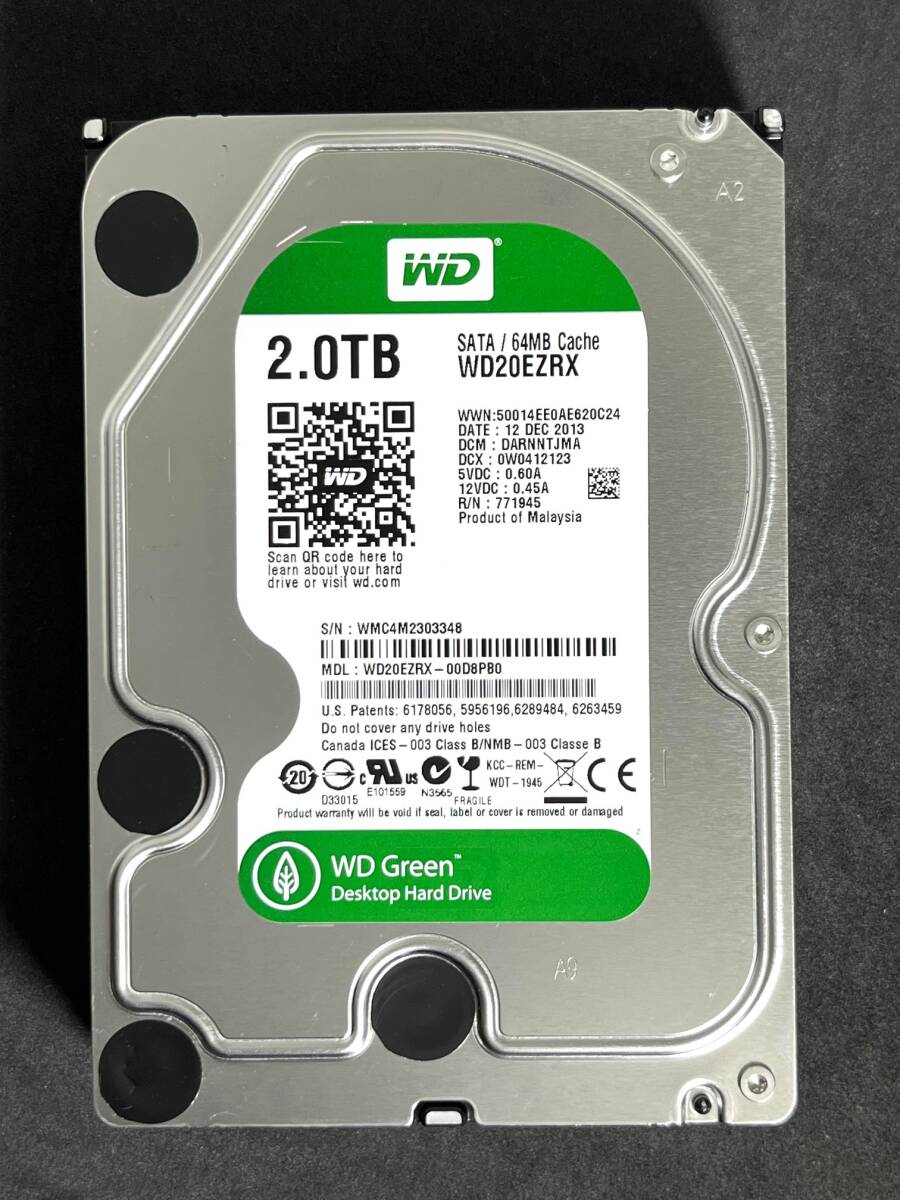 WESTERN DIGITAL WD20EZRX [2TB SATA600] オークション比較 - 価格.com