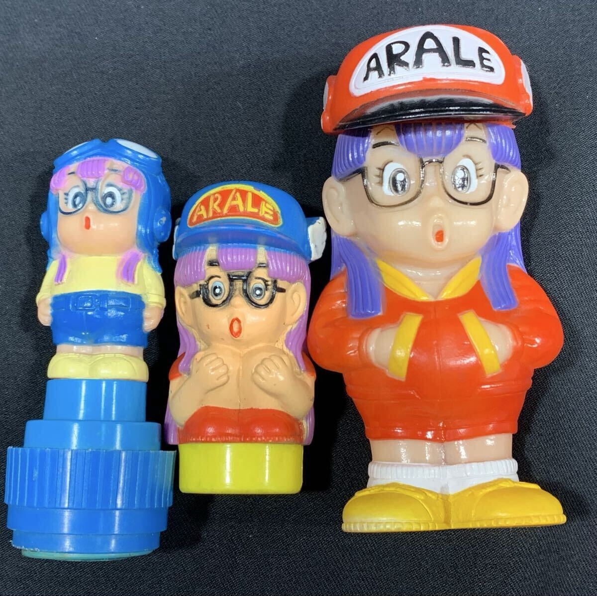 Yahoo!オークション -「dr,スランプアラレちゃん」(ソフビ