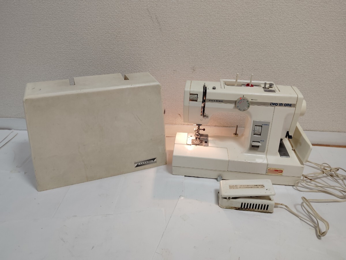 Yahoo!オークション -「two in one ミシン」(ジャノメ) (本体)の落札