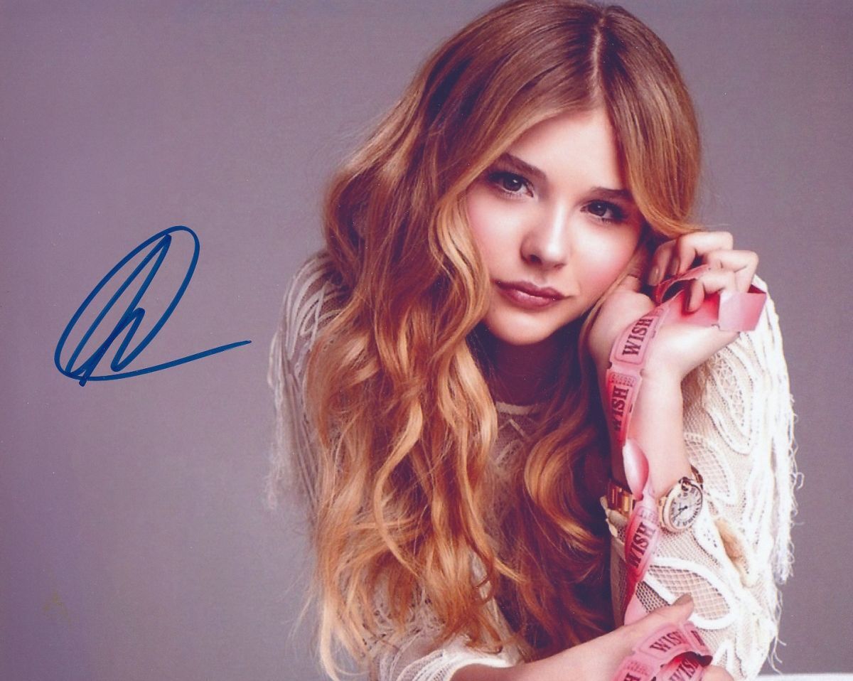 Yahoo!オークション -「クロエ モレッツ 直筆」の落札相場・落札価格