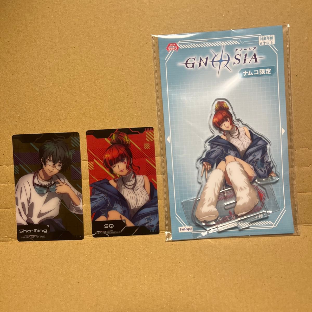 グノーシア ナムコ限定 ノベルティ クリアイラストシート クリアカード