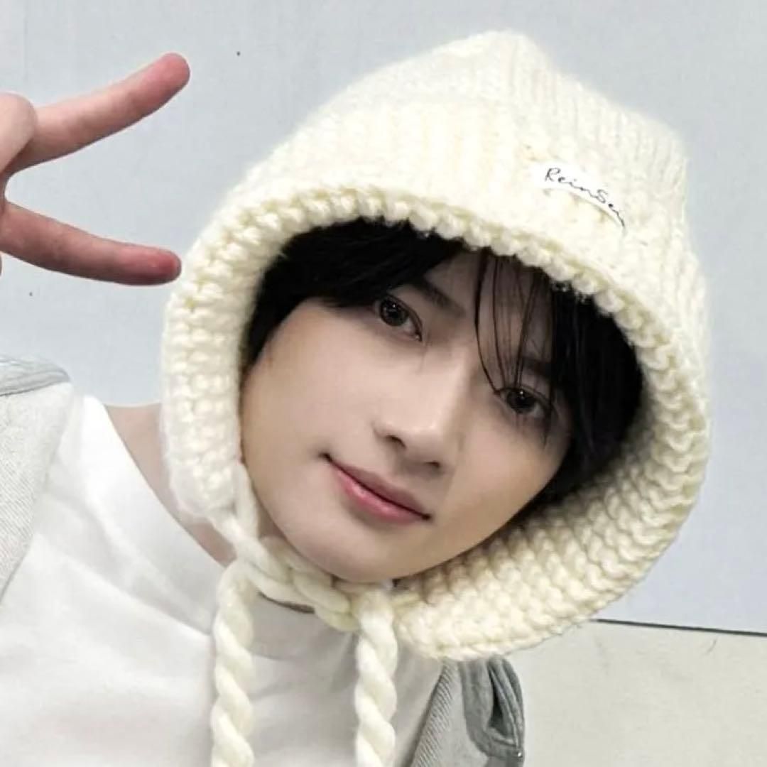 ラスト1点 ヨンジュン着用 新品未使用 ビーニー 猫耳 AWESOME NEEDS