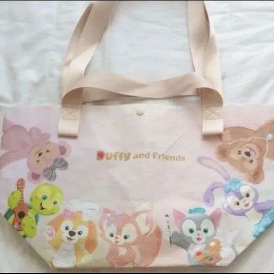香港ディズニーランド ダッフィー エコバッグ シュパット Mサイズ