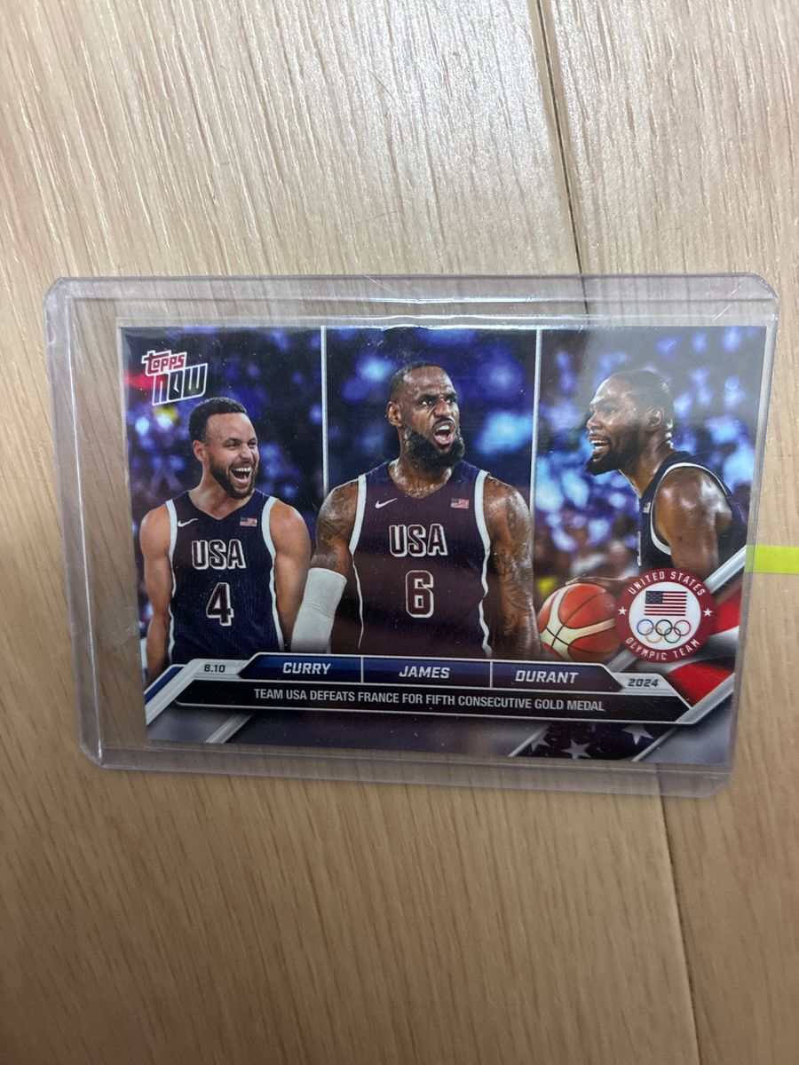 Topps NBA ステフィン カリー Stephen Curry パリオリンピック カード