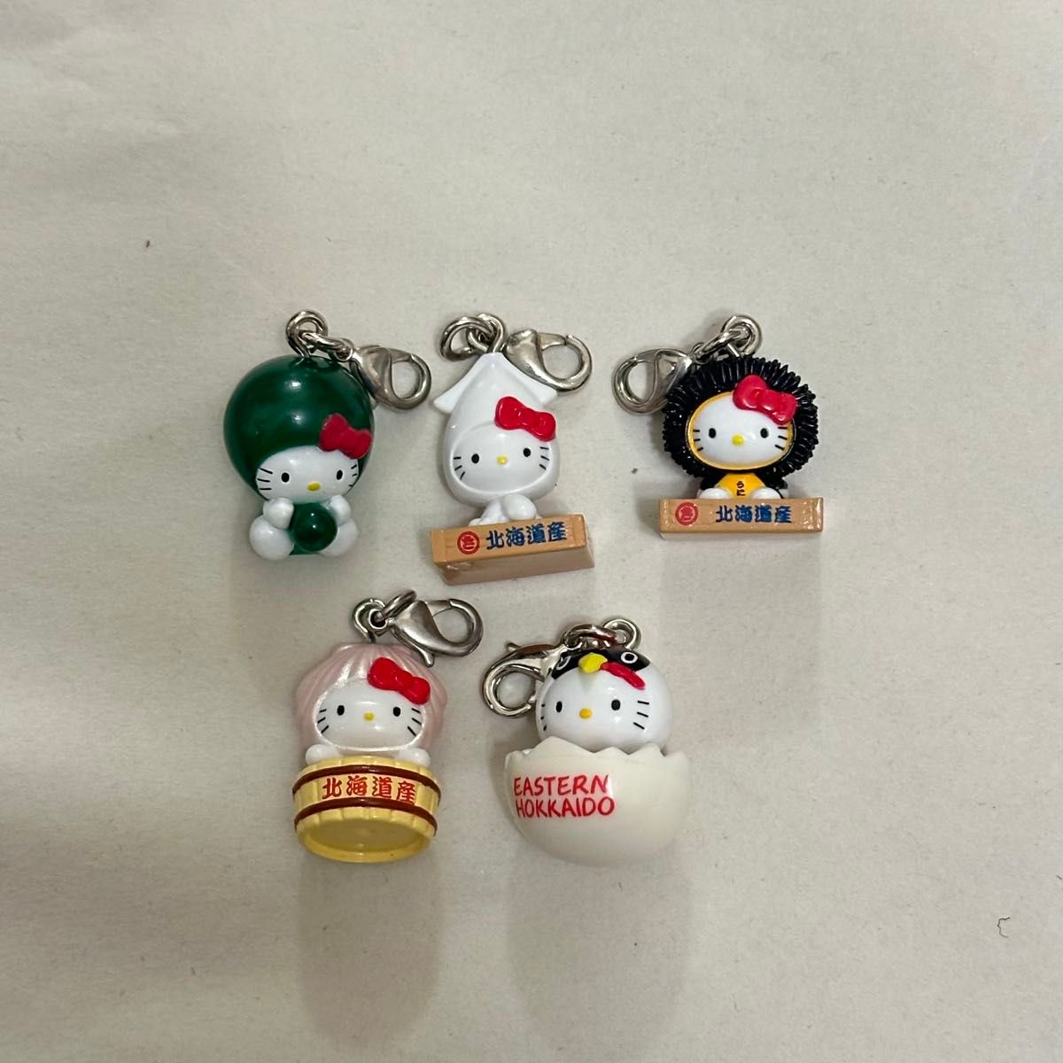 雪だるま 冬期限定 スキー キティちゃん チャーム ご当地 当時物 レア