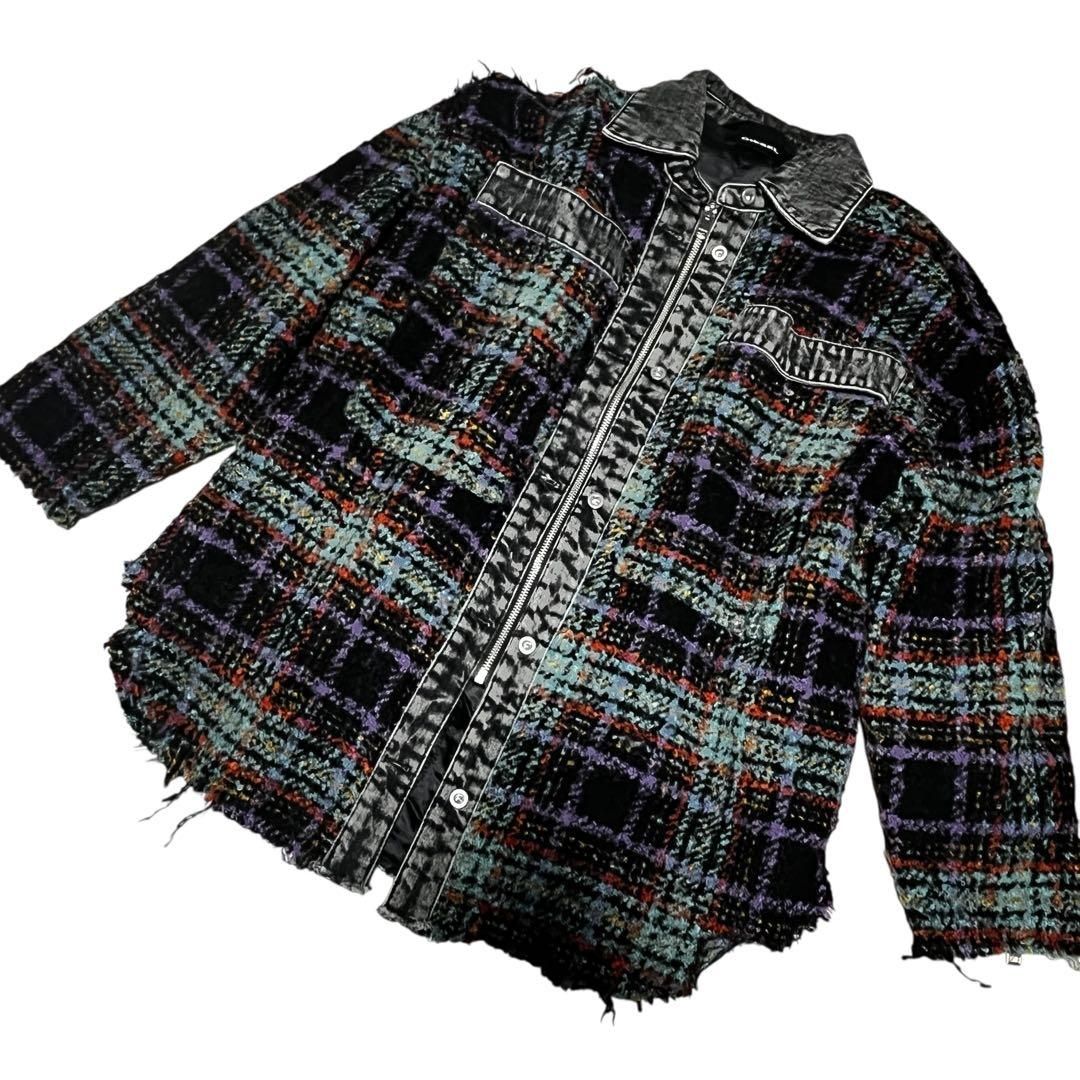 カネコイサオ ピンクハウス モヘア 3Dフラワーモチーフ 立体編み