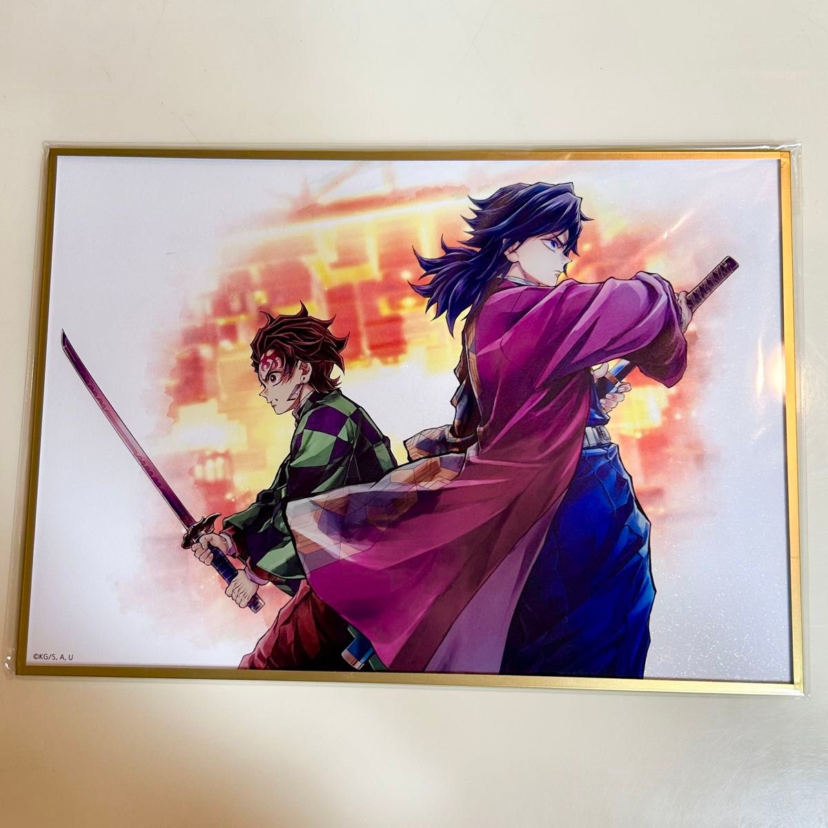 冨岡義勇 B賞 アクリル色紙 鬼滅の刃 WEBSHOPくじ コミケ C107