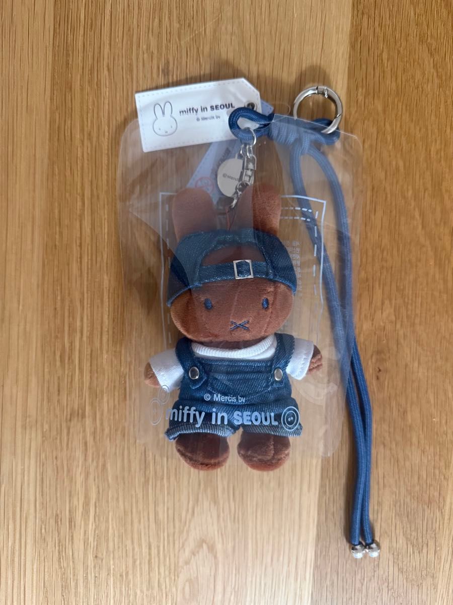 ミッフィーカフェ ソウル デニム ぬいぐるみ ミッフィー メラニー 2体