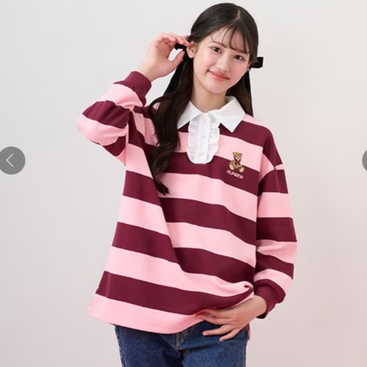 メゾピアノジュニア コロンちゃん ラグランTシャツ 160 ベリエちゃん