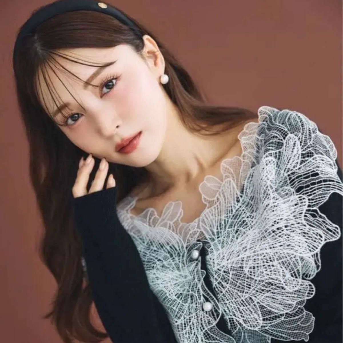 polaura ポローラ ベロアビスチェバルーントップス ブラック｜Yahoo