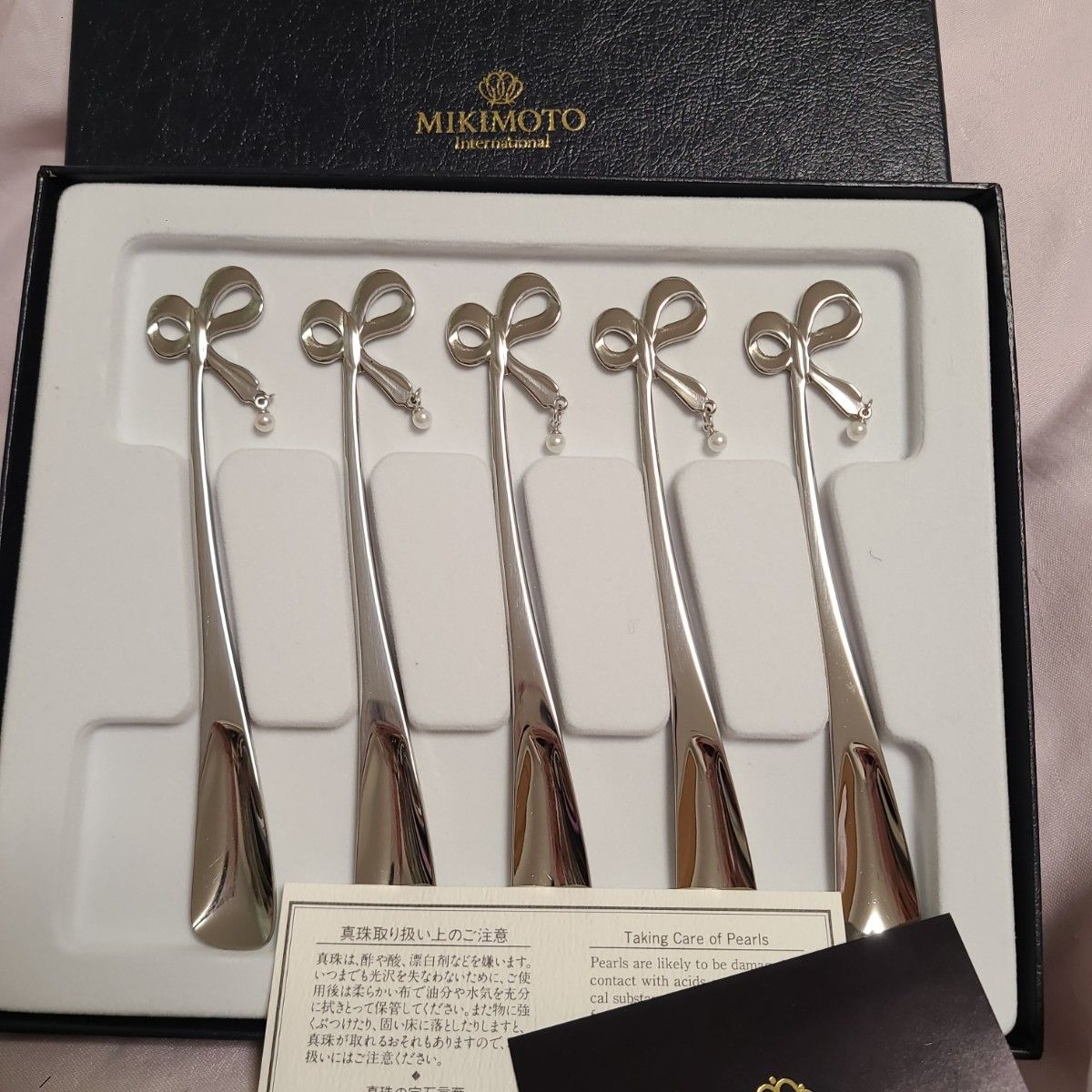 ミキモト MIKIMOTO カトラリー セット スプーン 真珠 音楽 楽器 音符