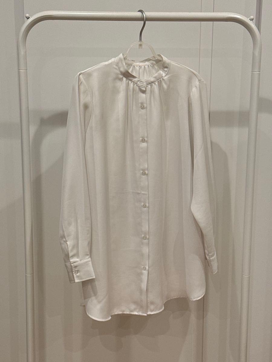 shirocon シロコン yori ヨリ タキシードリボンブラウス キラキラ