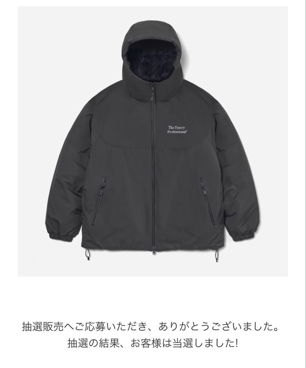 ENNOY PADDED NYLON BENCH COAT L 黒 白｜Yahoo!フリマ（旧PayPayフリマ）