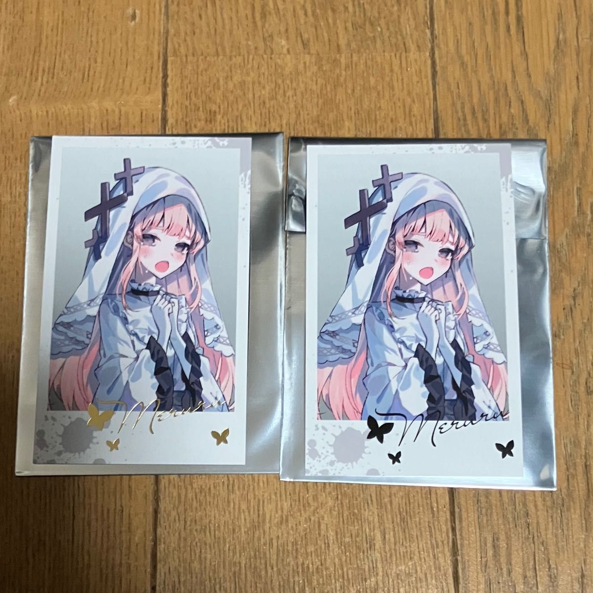 2枚 魔法少女ノ魔女裁判 まのさば 二階堂ヒロ 中国 チェキ風カード