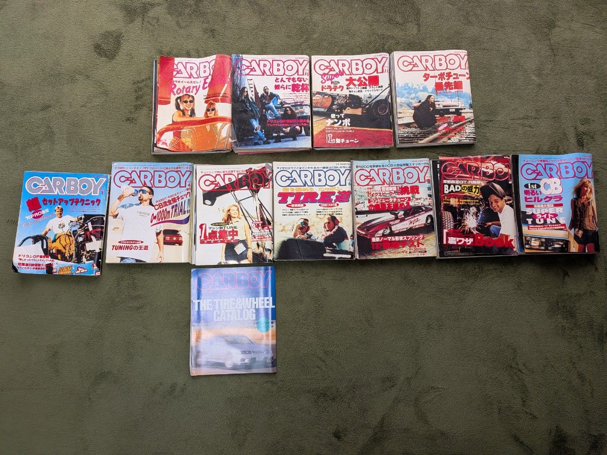 雑誌 CARBOY 2003年1 2 4 5 6 8 11 1月号 カーボーイ 8冊セット 美品