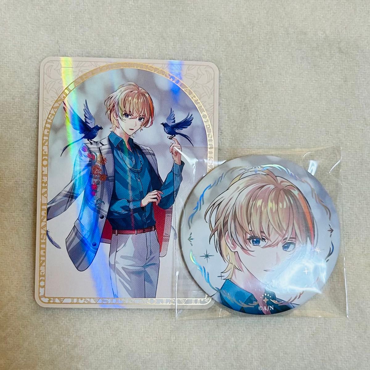 にじさんじ にじフェス OVERTURE 缶バッジ ホログラムカード 風楽 奏斗
