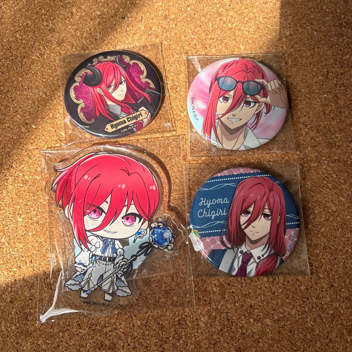 ブルーロック ブルロ 千切豹馬 缶バッジ 原画展 七人の大罪人 ノーブル