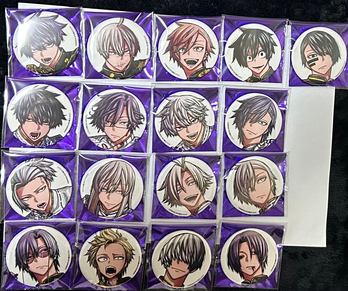 桃源暗鬼 メタリック缶バッジ 朽森紫苑 5点 秋田書店 シブツタ IP書店