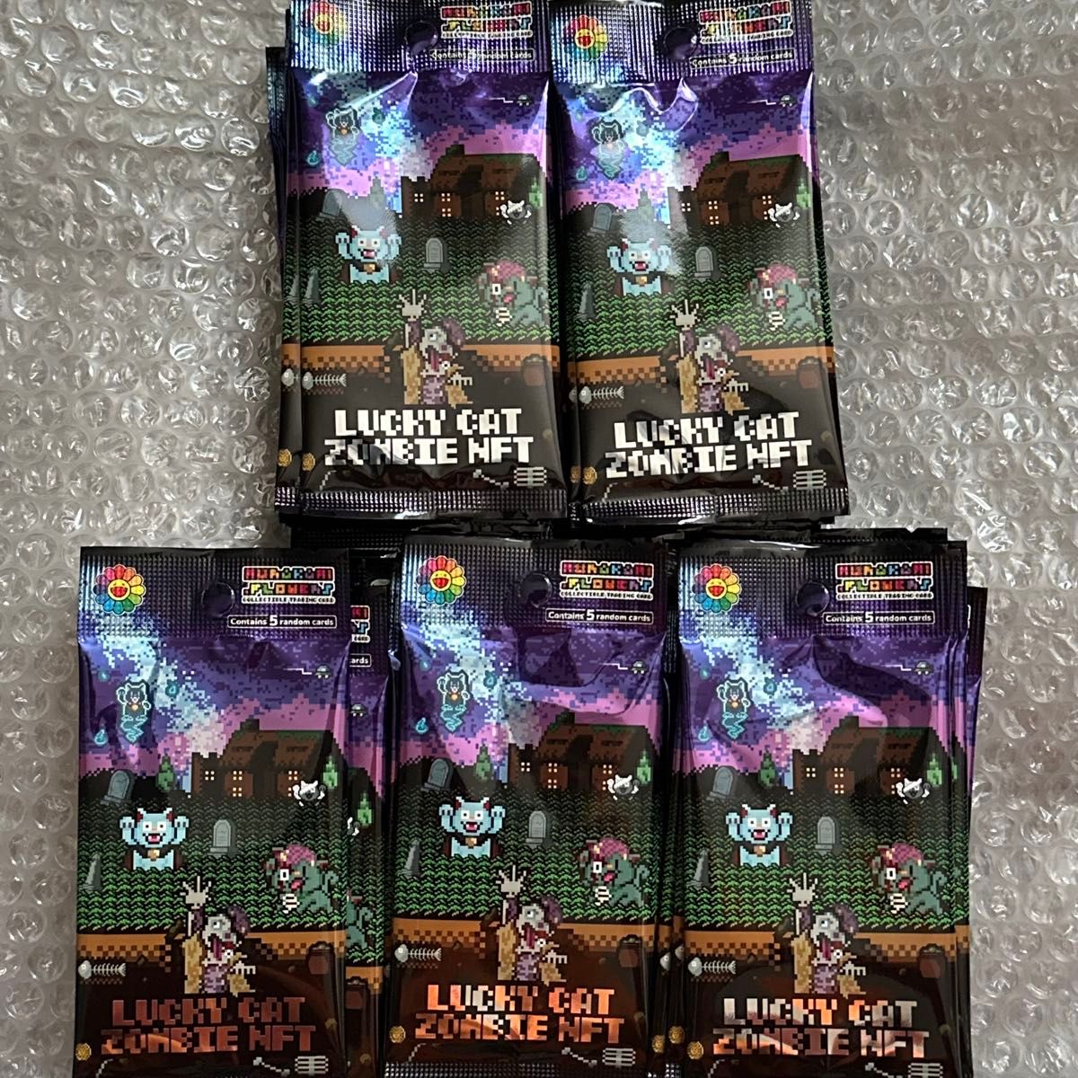 村上隆 Lucky Cat Zombie NFTのトレカ SR以下コンプ102枚 未開封】Lucky