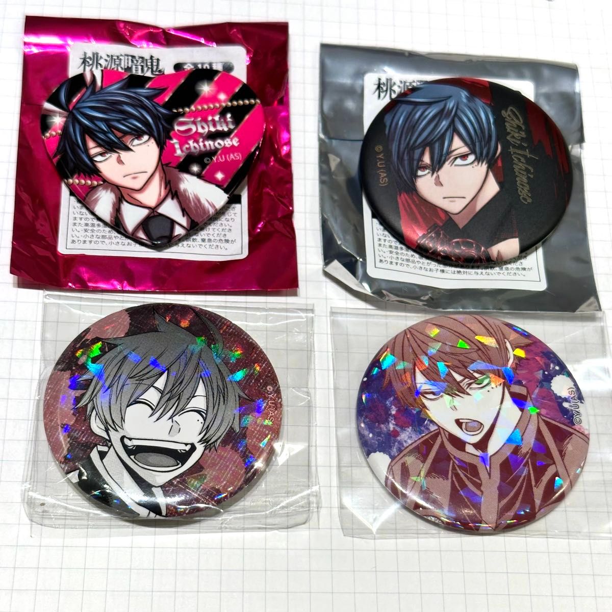 新品未使用】桃源暗鬼 メイド マズル vol 5 一ノ瀬四季 缶バッジ