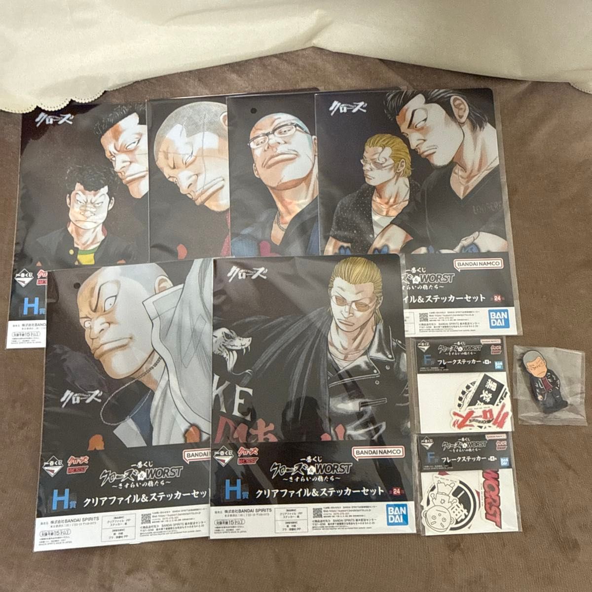 一番くじ クローズ WORST I賞 ラバースタンド フルコンプリートセット
