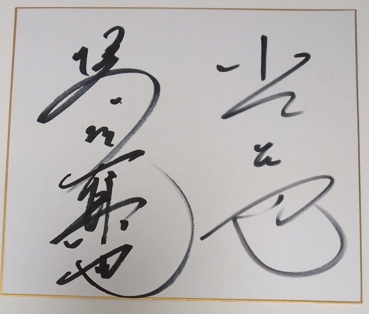 Yahoo!オークション -「直筆サイン色紙」(サイン) (格闘技、プロレス