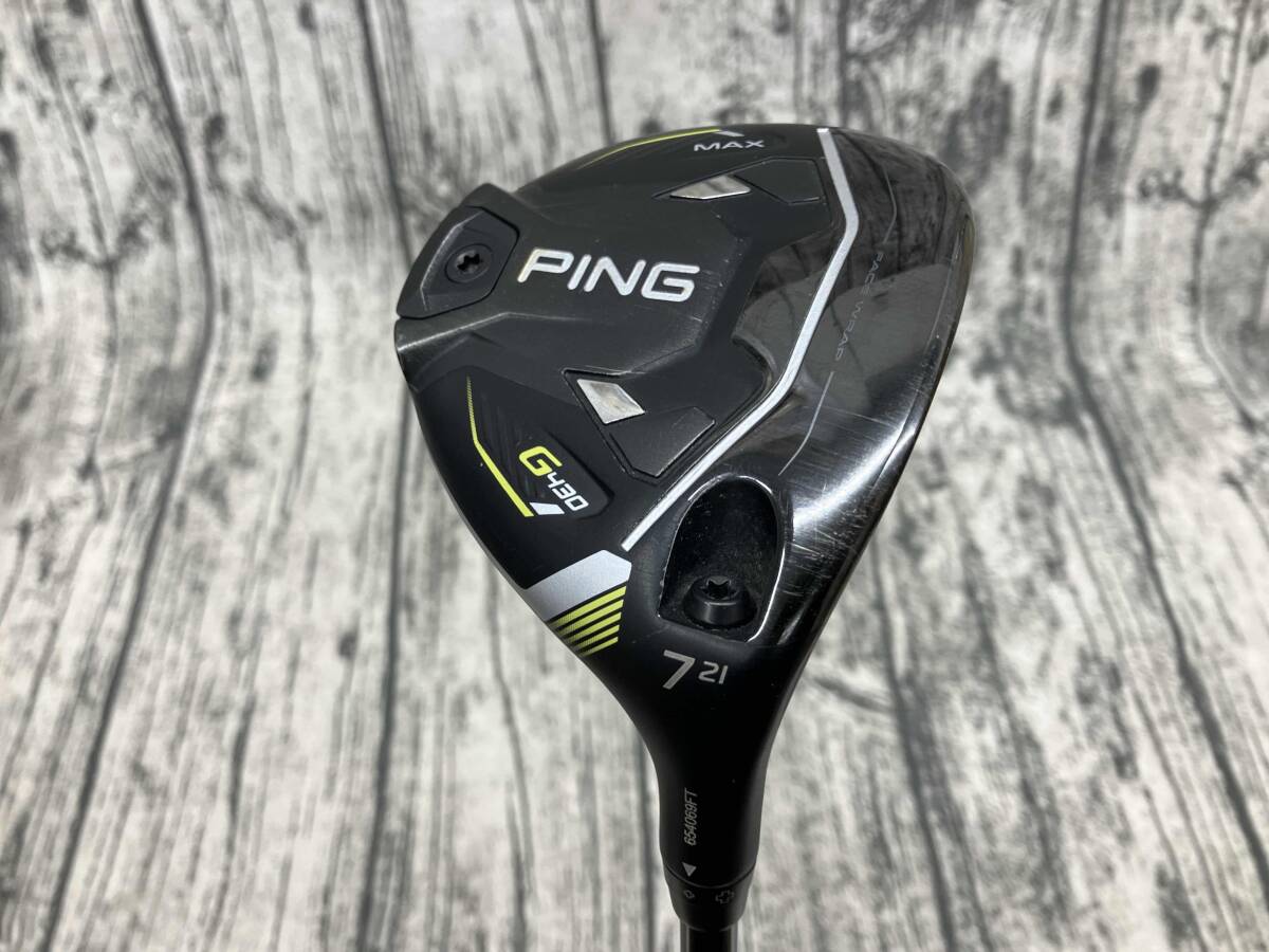 ピン G430 MAX フェアウェイウッド #7 [ALTA J CB BLACK フレックス：R