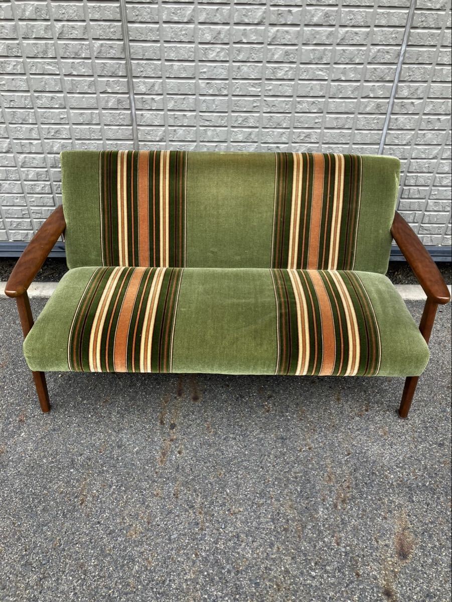 Yahoo!オークション -「オールドカリモク ソファー」(カリモク家具