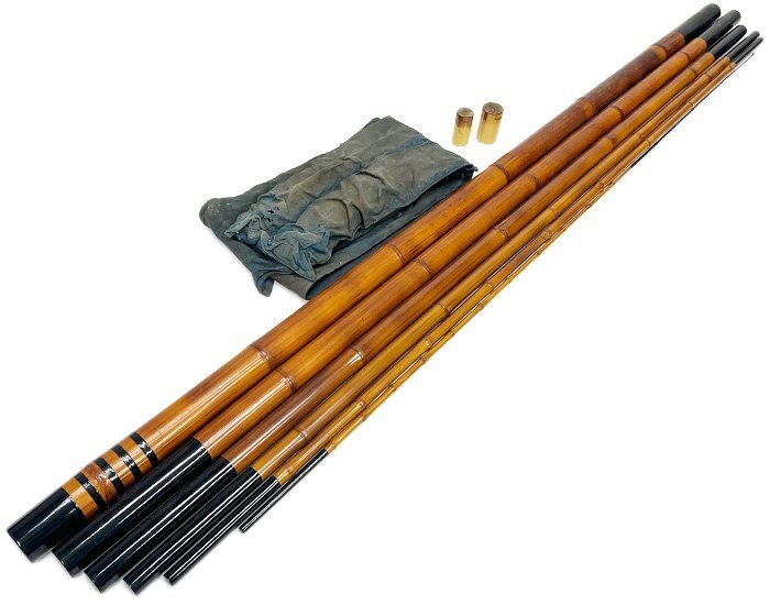 東一 江戸和竿 竹竿 釣竿 4継 Yahoo!オークション -「江戸和竿