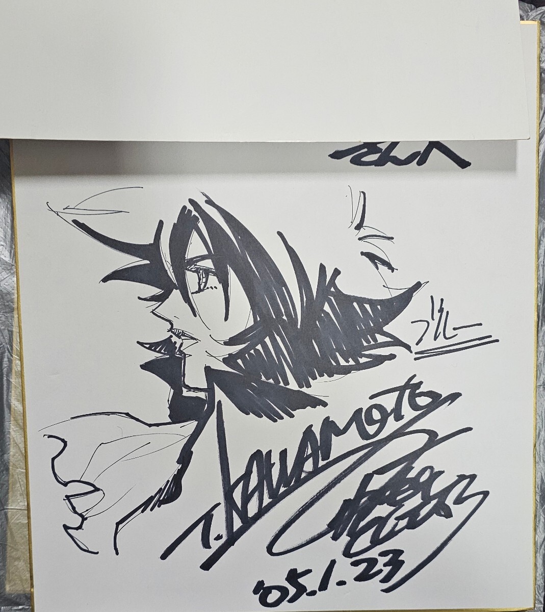 Yahoo!オークション - はらたいら 直筆イラスト サイン色紙 モンローち