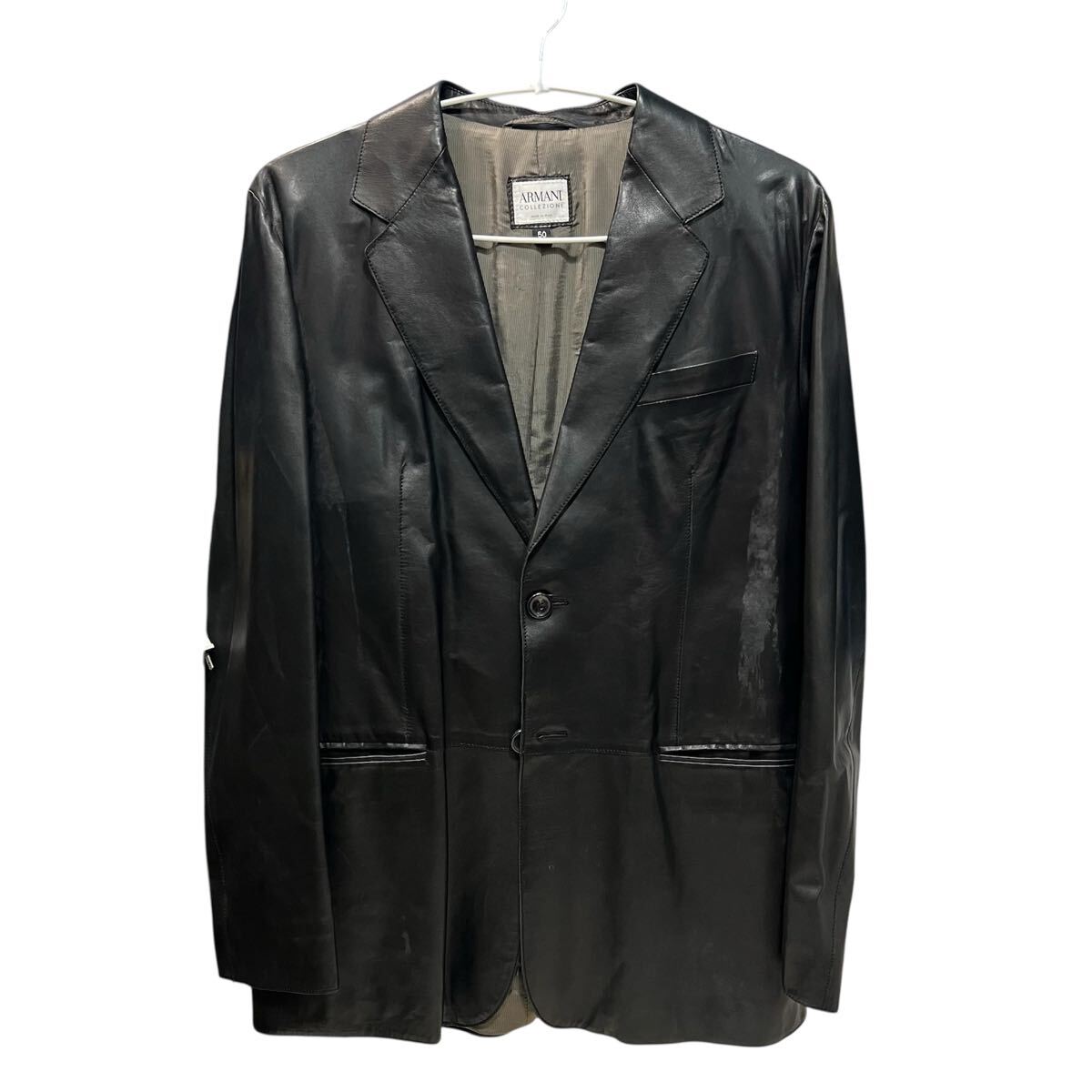 2026年最新】Yahoo!オークション -アルマーニ レザージャケット armani