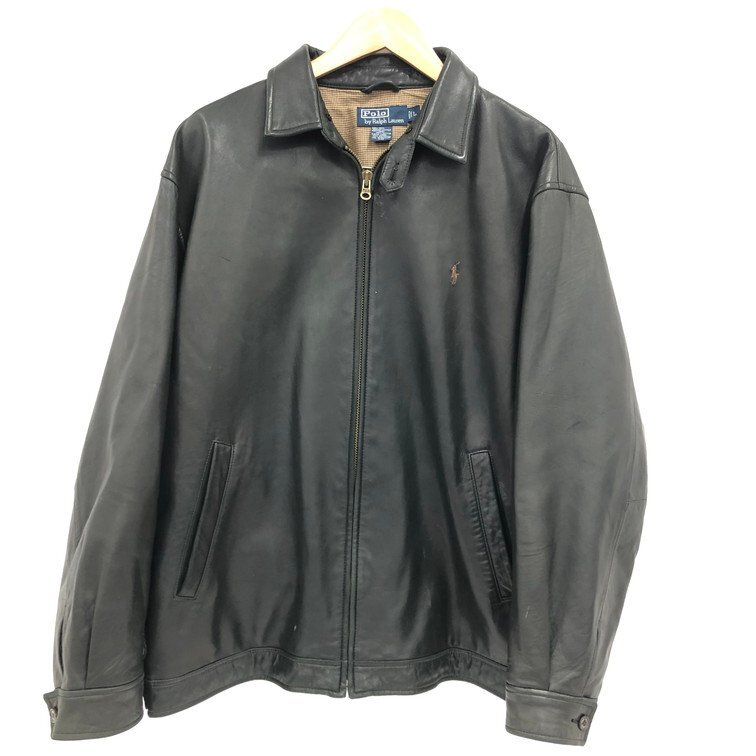 Yahoo!オークション -「ラルフローレン レザージャケット」の落札相場