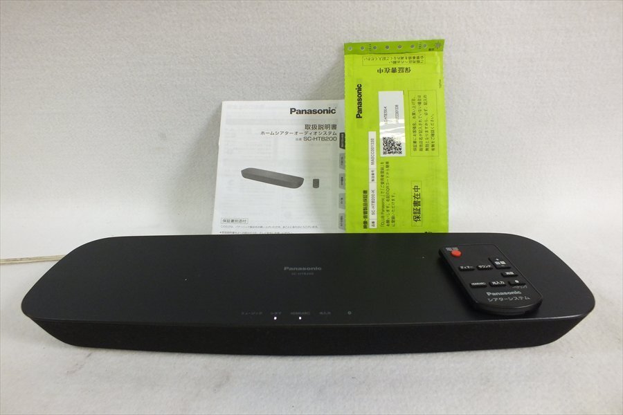 パナソニック シアターバー SC-HTB200 オークション比較 - 価格.com