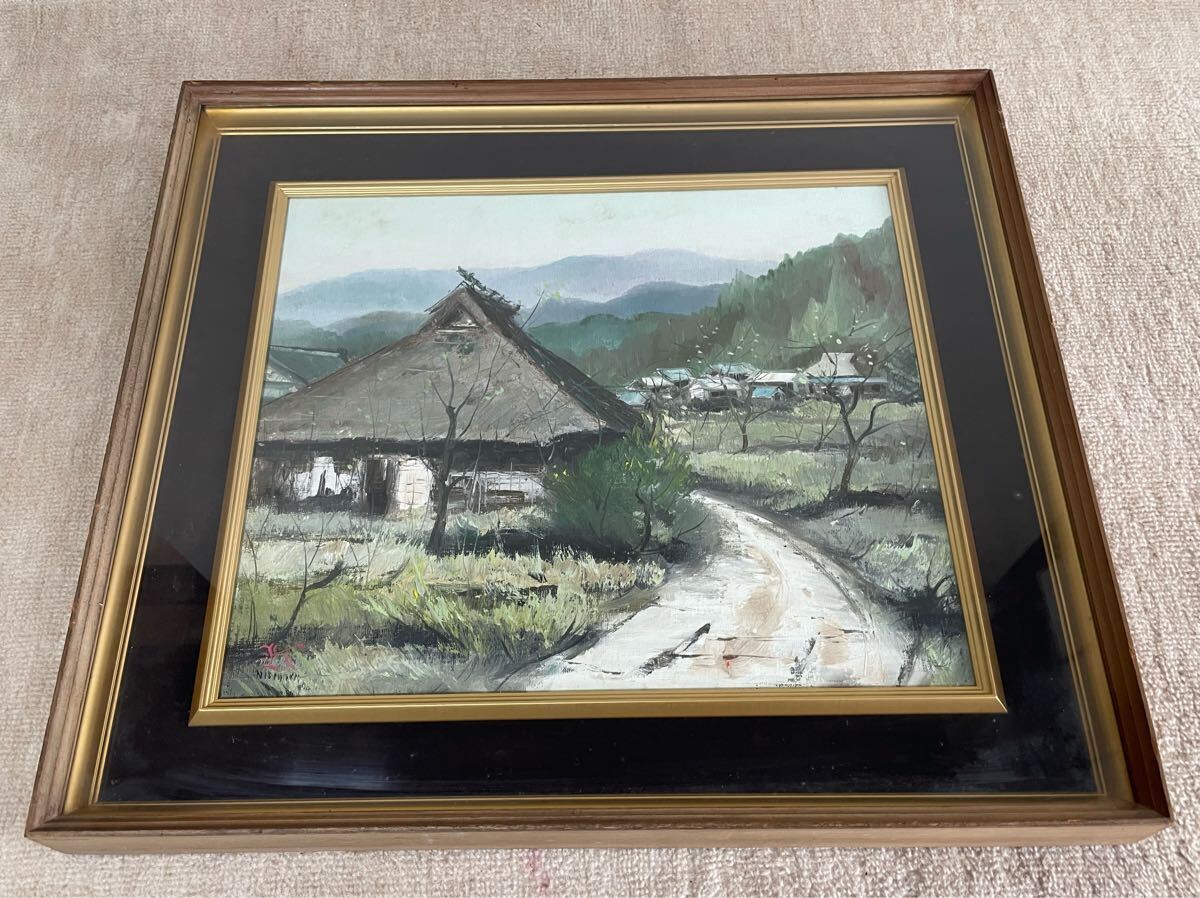 Yahoo!オークション - A642-O24-289 F.Rhodes 風景画 絵画 油絵 自然