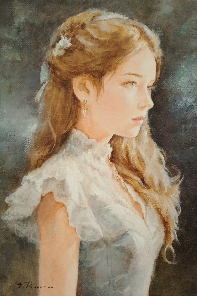 Yahoo!オークション -「黒川達也」(人物画) (油彩)の落札相場・落札価格