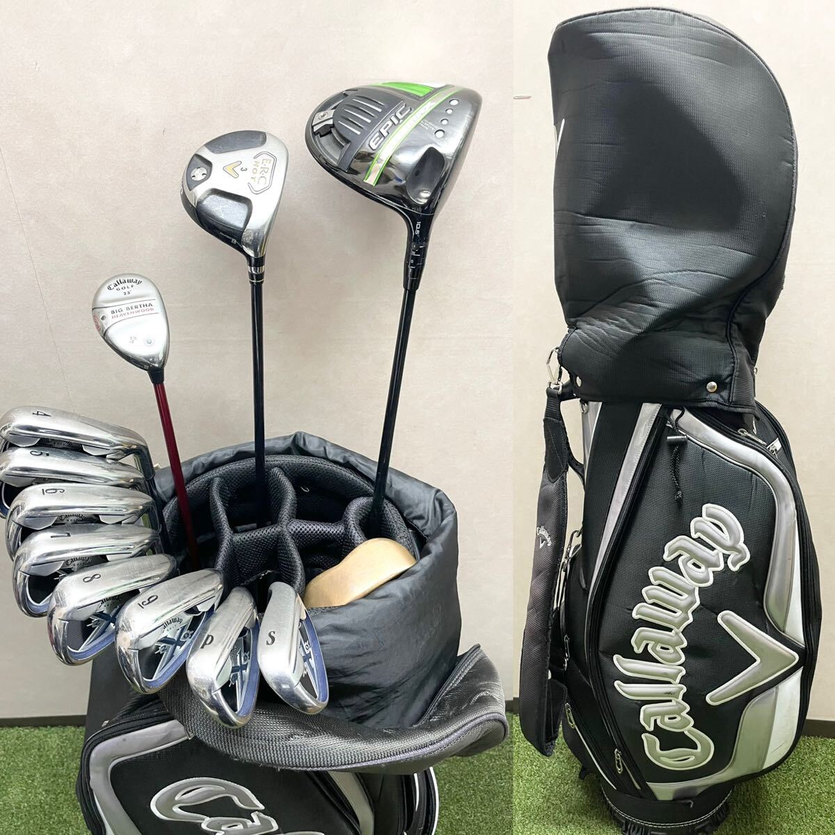 Yahoo!オークション -「キャロウェイ epic」(セット) (男性右きき用)の