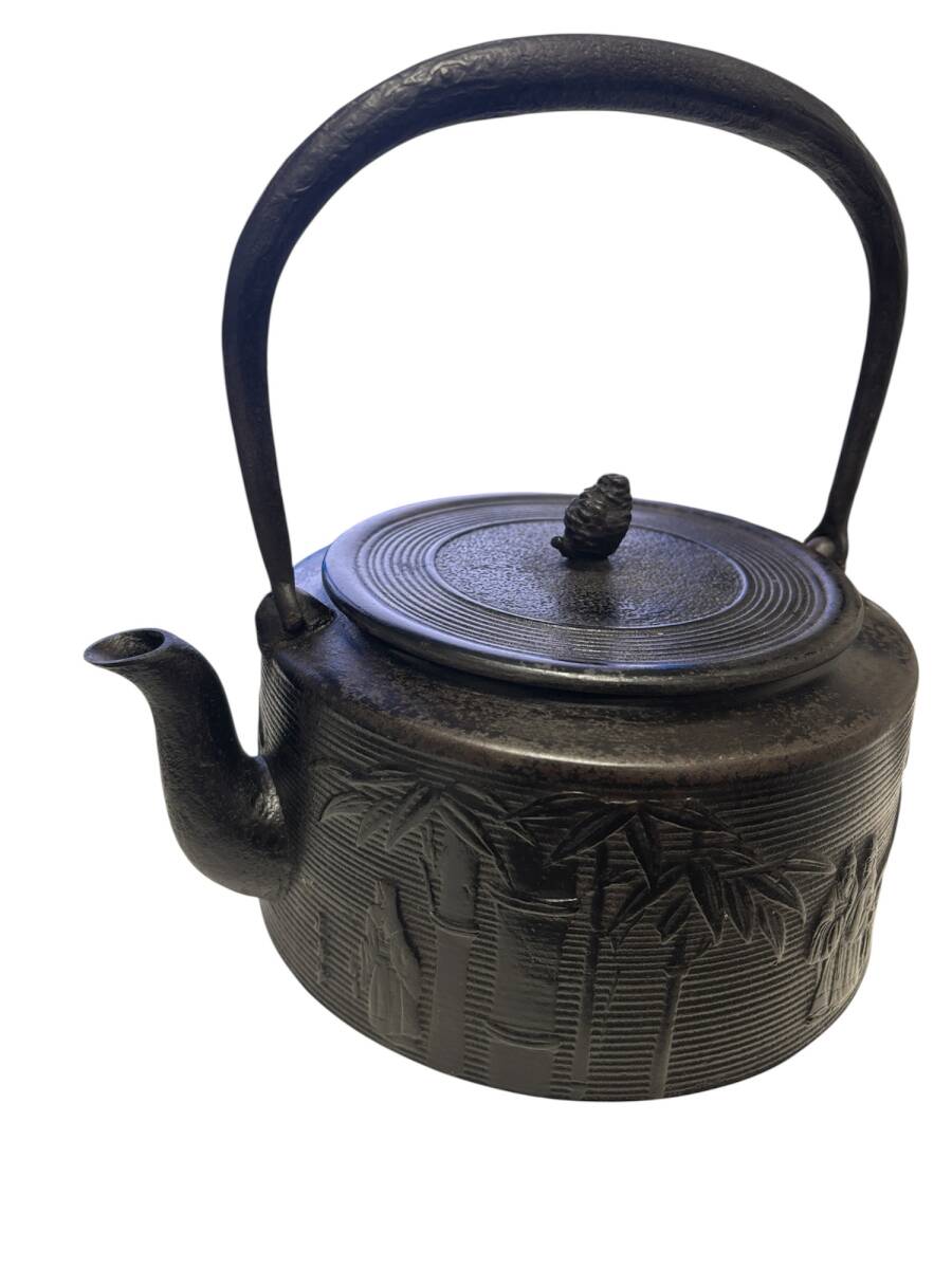 長期保管品 南部定秀造 15型大アラレ 鉄瓶 南部鉄瓶 売約済み 2026年