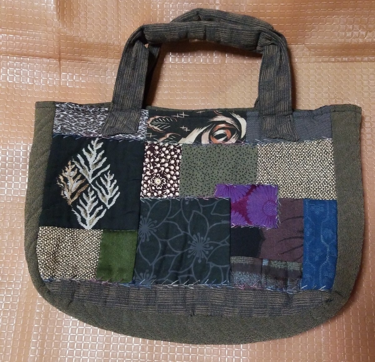 パッチワーク 酒袋 リュックサック 和柄 ハンドメイド 希少 未使用