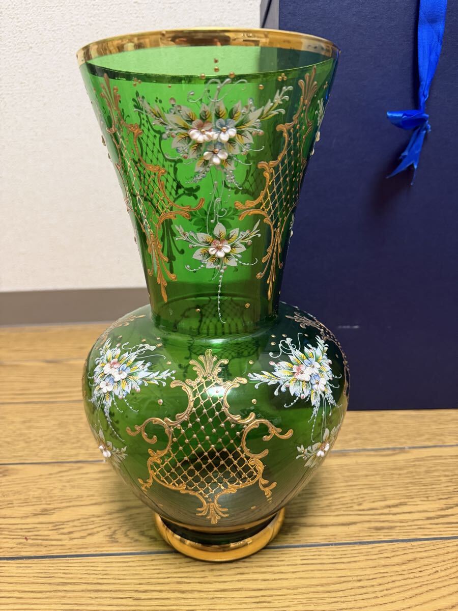 Yahoo!オークション -「ムラノガラス 花瓶」(アンティーク