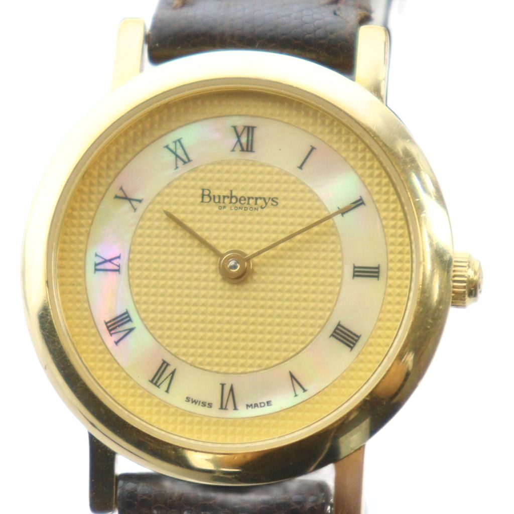 2026年最新】Yahoo!オークション -バーバリー 腕時計 ゴールドの中古品