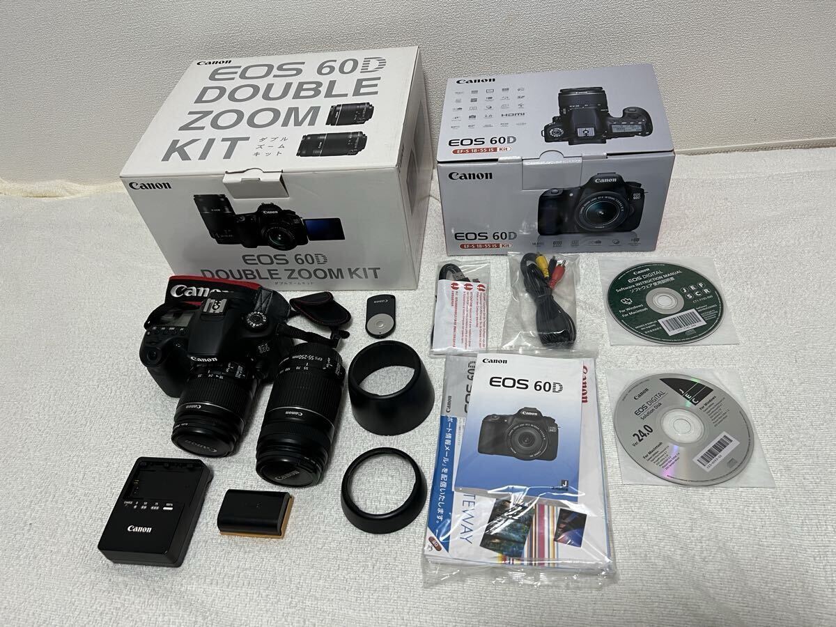 CANON EOS 60D ダブルズームキット オークション比較 - 価格.com