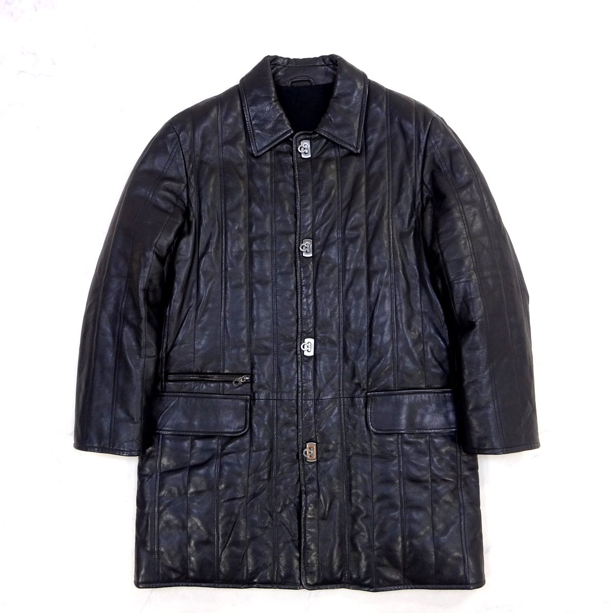 2026年最新】Yahoo!オークション -フェラガモ レザージャケットの中古