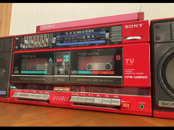 Yahoo!オークション -「sony cfs w」(ラジカセ) (カセットデッキ)の